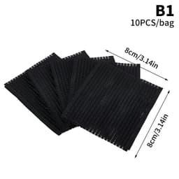 image-10Pcs Novel Front Hair Fringe Fashion Stabilizer Makeup Sticker Pad Patch Pastel Clip Bangs Magic Tape Fringe Girls Gifts