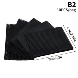 image-10Pcs Novel Front Hair Fringe Fashion Stabilizer Makeup Sticker Pad Patch Pastel Clip Bangs Magic Tape Fringe Girls Gifts