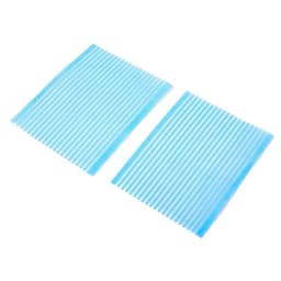 image-10Pcs Novel Front Hair Fringe Fashion Stabilizer Makeup Sticker Pad Patch Pastel Clip Bangs Magic Tape Fringe Girls Gifts