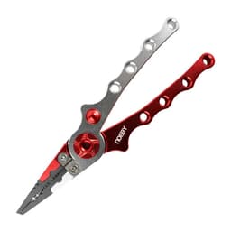 image-NOEBY Stainless Steel Fishing Pliers Multifunctional Split Ring Remove Hooks Tool Cutting Line Pliers for Sea Fishing Tackles