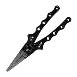 image-NOEBY Stainless Steel Fishing Pliers Multifunctional Split Ring Remove Hooks Tool Cutting Line Pliers for Sea Fishing Tackles