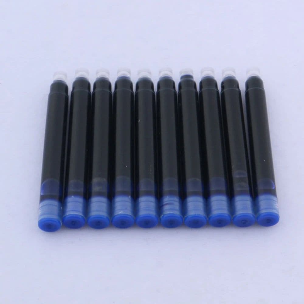 image-10pc Fountain Pen ink RED BLUE OR BLACK Standard replacement 2.6MM GIFT Stationery Office school supplies Writing