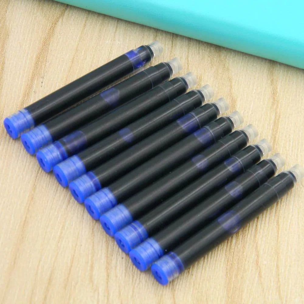 image-10pc Fountain Pen ink RED BLUE OR BLACK Standard replacement 2.6MM GIFT Stationery Office school supplies Writing