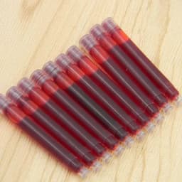image-10pc Fountain Pen ink RED BLUE OR BLACK Standard replacement 2.6MM GIFT Stationery Office school supplies Writing