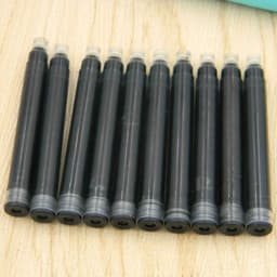 image-10pc Fountain Pen ink RED BLUE OR BLACK Standard replacement 2.6MM GIFT Stationery Office school supplies Writing