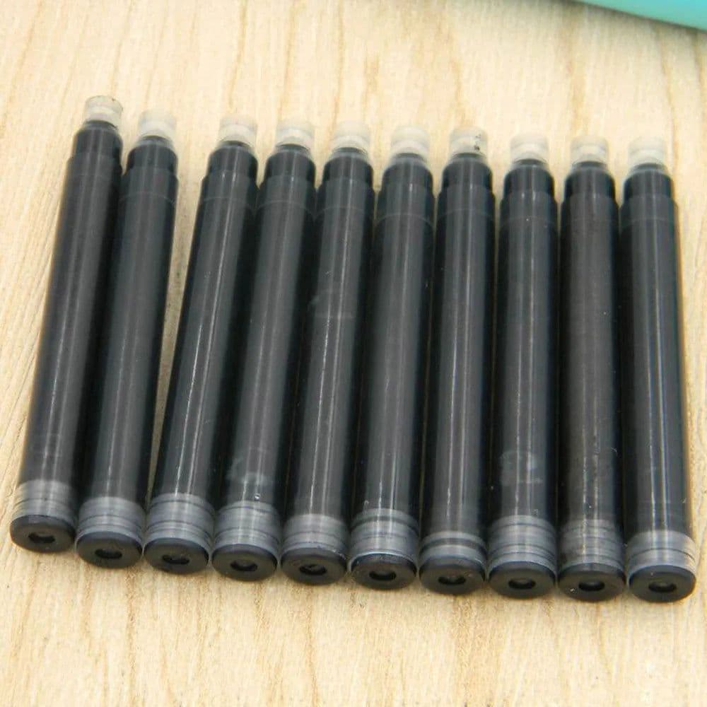 image-10pc Fountain Pen ink RED BLUE OR BLACK Standard replacement 2.6MM GIFT Stationery Office school supplies Writing