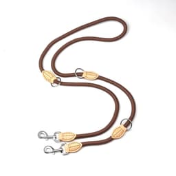 image-2nd Multipurpose Big Dog Double Leash Generation Medium Adjustable and Nylon Luxury Hands Free Leash for 2 Dogs