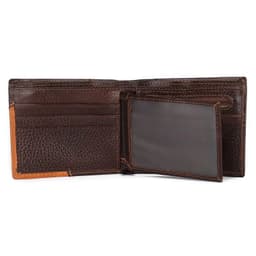 image-100% Cow Genuine Leather Men Wallet Many Departments Short Bifold Man Wallets Zipper Coin Pocket Card Holder Purses Male Wallets