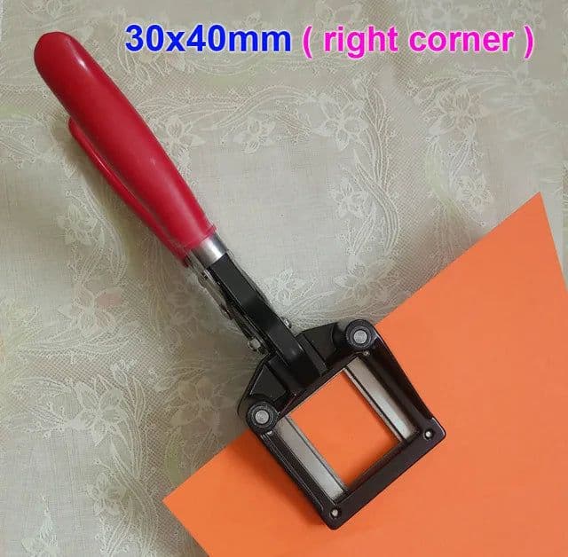 image-Hand Held ID Card License Picture Punch 25x35mm 30x40mm 35x45mm 40mm x 60mm 50x70mm Passport Photo Cutter Rectangle Cutting Tool