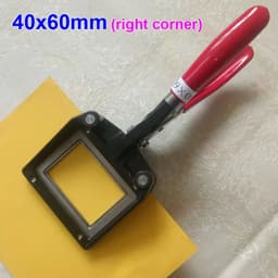 image-Hand Held ID Card License Picture Punch 25x35mm 30x40mm 35x45mm 40mm x 60mm 50x70mm Passport Photo Cutter Rectangle Cutting Tool