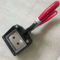 image-Hand Held ID Card License Picture Punch 25x35mm 30x40mm 35x45mm 40mm x 60mm 50x70mm Passport Photo Cutter Rectangle Cutting Tool