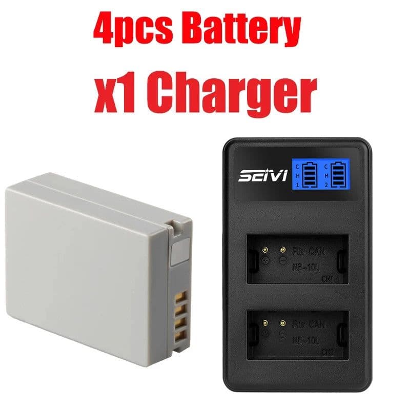 image-Camera Battery 1400mAh nb-10l NB 10L NB10L For Canon SX40 HS SX40HS SX50 HS SX50HS G1 X G15 G16 SX60 HS G3X Batteries