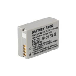 image-Camera Battery 1400mAh nb-10l NB 10L NB10L For Canon SX40 HS SX40HS SX50 HS SX50HS G1 X G15 G16 SX60 HS G3X Batteries