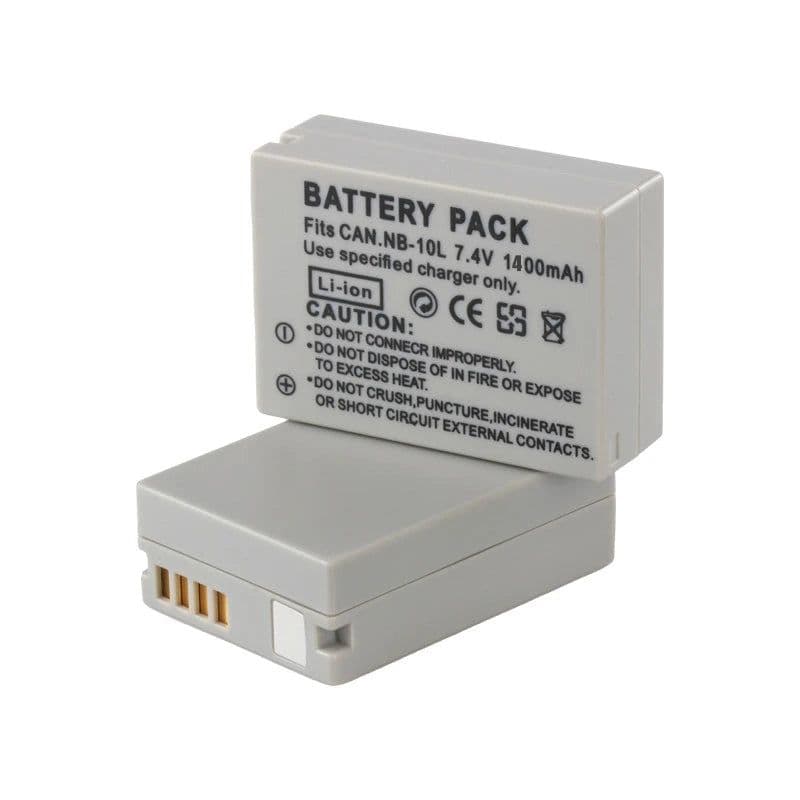 image-Camera Battery 1400mAh nb-10l NB 10L NB10L For Canon SX40 HS SX40HS SX50 HS SX50HS G1 X G15 G16 SX60 HS G3X Batteries