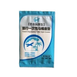 image-10/50PCS Biodegradable Disposable Plastic Toilet Seat Cover Portable Safety Travel Bathroom Toilet Paper Pad Bathroom Accessory