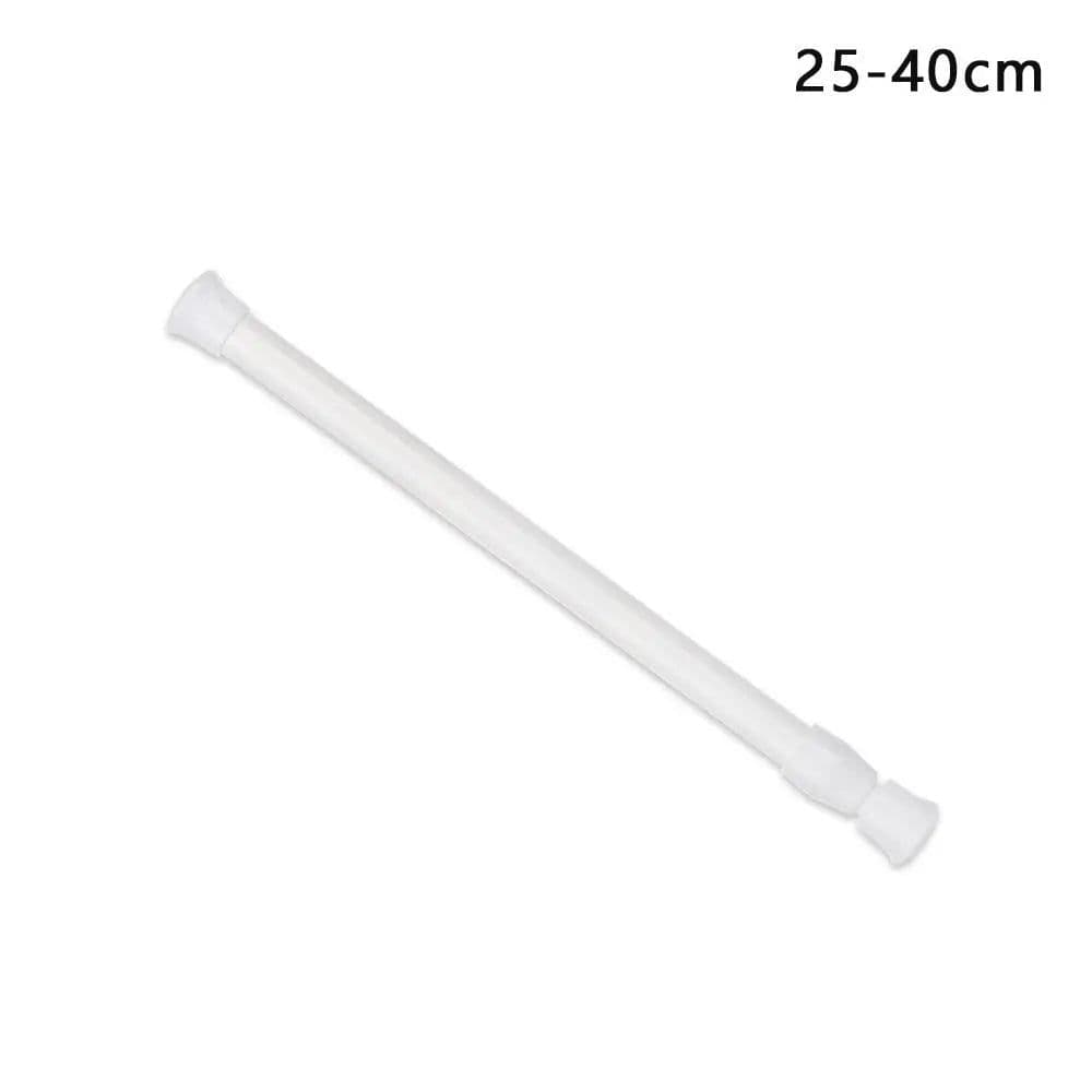 image-Multi Purpose Spring Loaded Telescopic Pole Curtain Extendable Sticks Net Voile Tension Curtain Rail Pole Net Rods Household