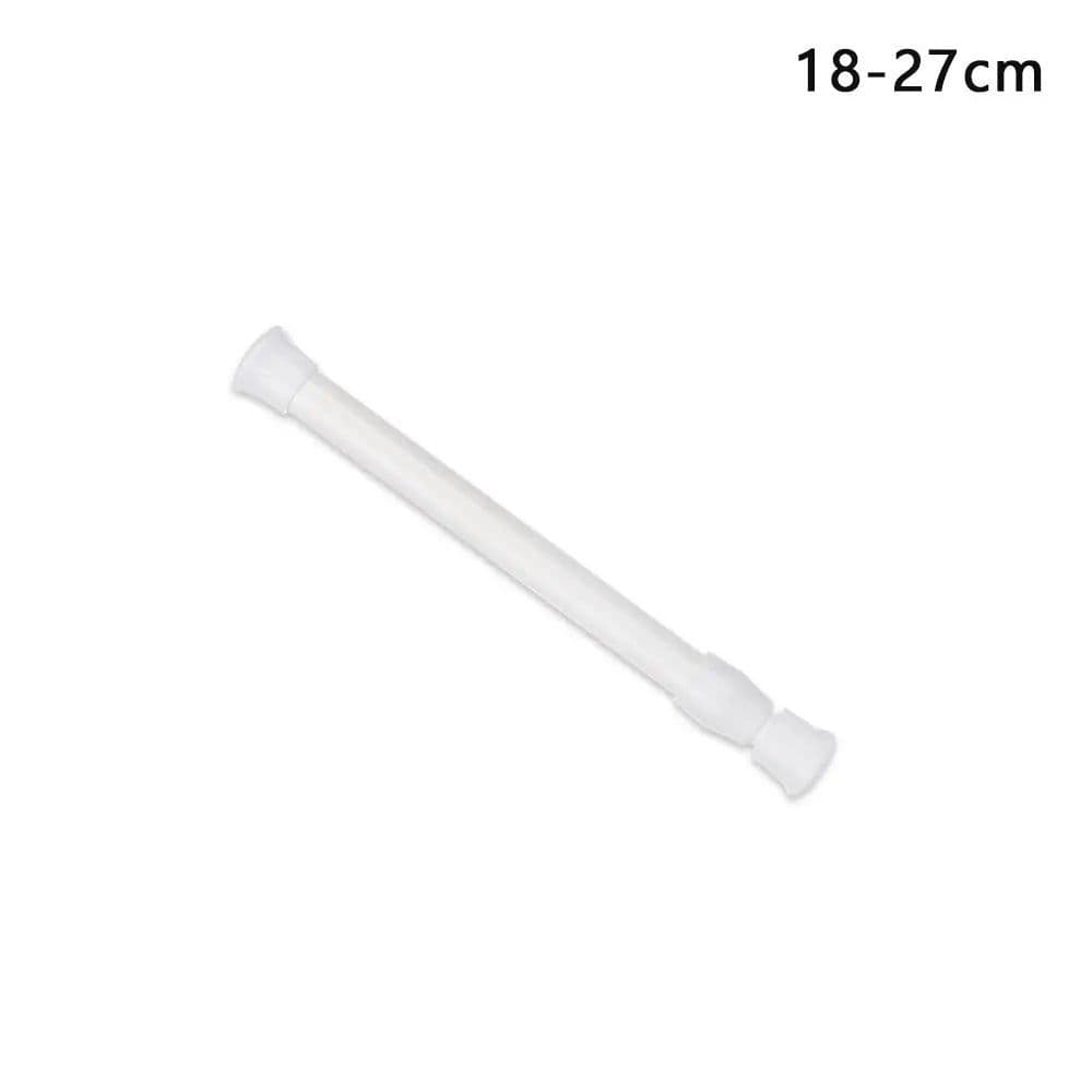 image-Multi Purpose Spring Loaded Telescopic Pole Curtain Extendable Sticks Net Voile Tension Curtain Rail Pole Net Rods Household