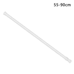 image-Multi Purpose Spring Loaded Telescopic Pole Curtain Extendable Sticks Net Voile Tension Curtain Rail Pole Net Rods Household