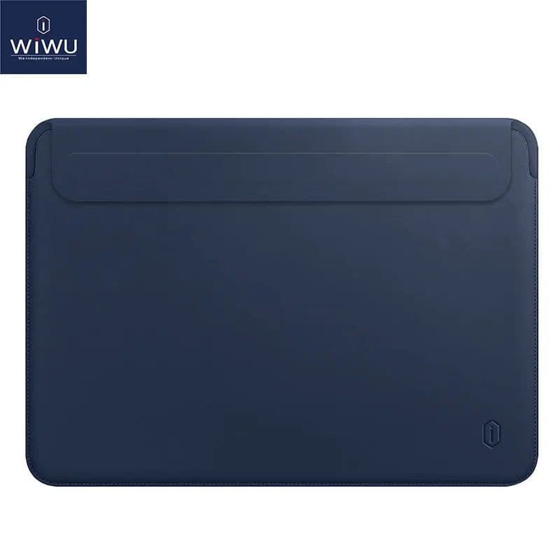 image-WIWU Newest Laptop Sleeve for MacBook Pro 14.2 Case Waterproof Laptop Bag Case for MacBook Pro 16.2 PU Leather Notebook Bag Case