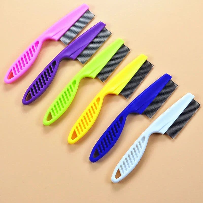 image-Pet Care Comb Protect Flea Comb for Cat Dog Pet Stainless Steel Comfort Flea Hair Grooming Comb