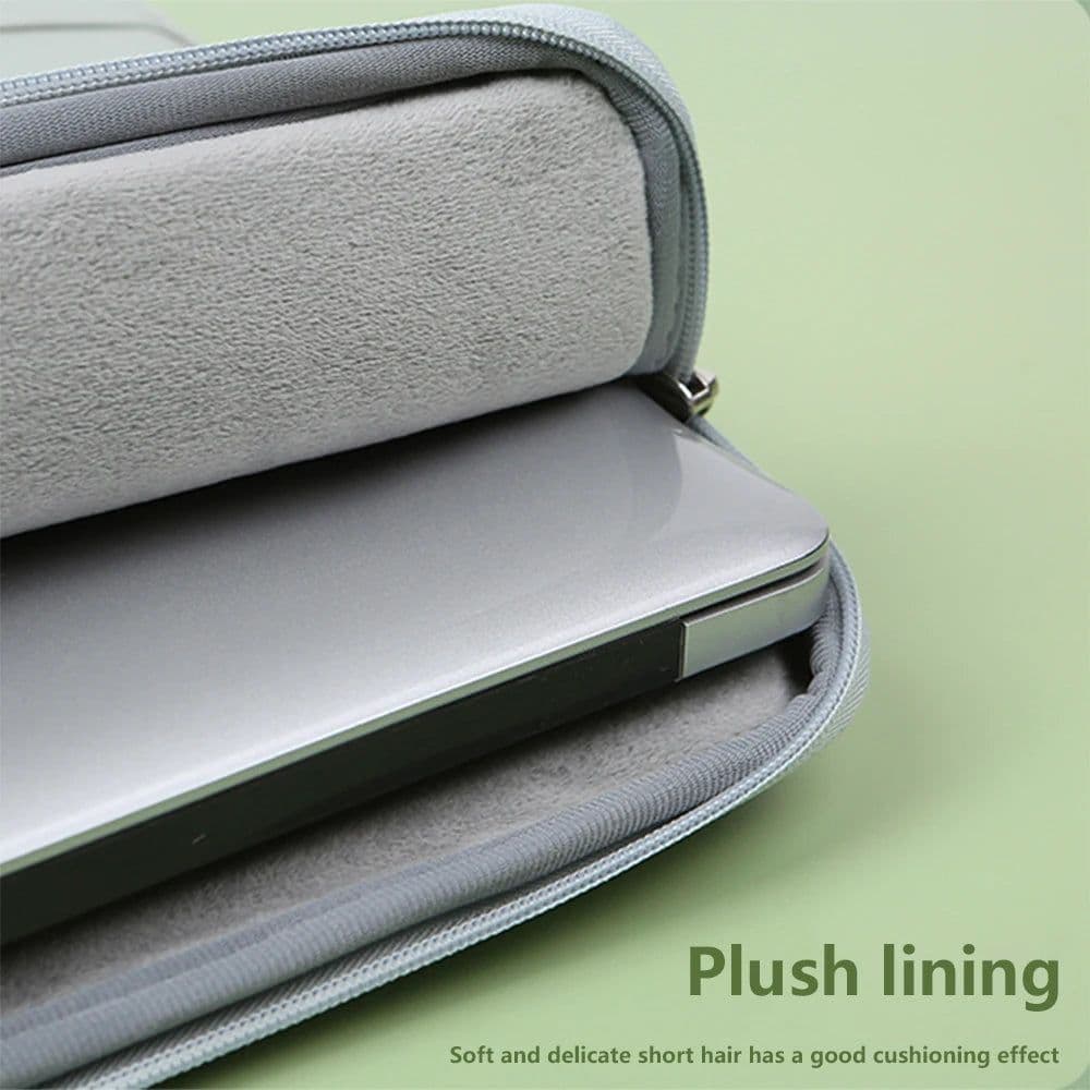 image-New Solid Color Retro Style Busines Laptop Bag For MacBook Air Pro 13 15 13.3 14 15.6 Inch Notebook Simple Fashion Computer Case