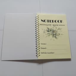 image-Spiral Notebook Get Tour Shit Together Floral Cover Motivational Unique Note Book Budget Checklist Journal Diary Inspiring Quote