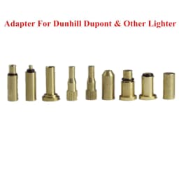 image-New 9 In 1 Brass Copper Gas Refill Adapter For Dunhill Dupont & Other Lighters Reusable Durable Lighter Repair Gadgets Wholesale