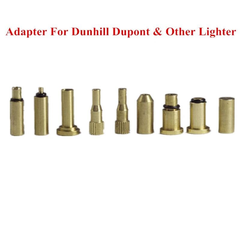 image-New 9 In 1 Brass Copper Gas Refill Adapter For Dunhill Dupont & Other Lighters Reusable Durable Lighter Repair Gadgets Wholesale