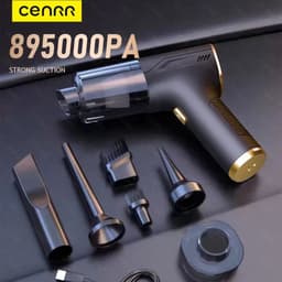 image-CENRR 895000PA Mini Car Vacuum Cleaner Strong Suction Cordless HandHeld Vacuum Cleaner Portable Powerful Cleaner Home Appliance