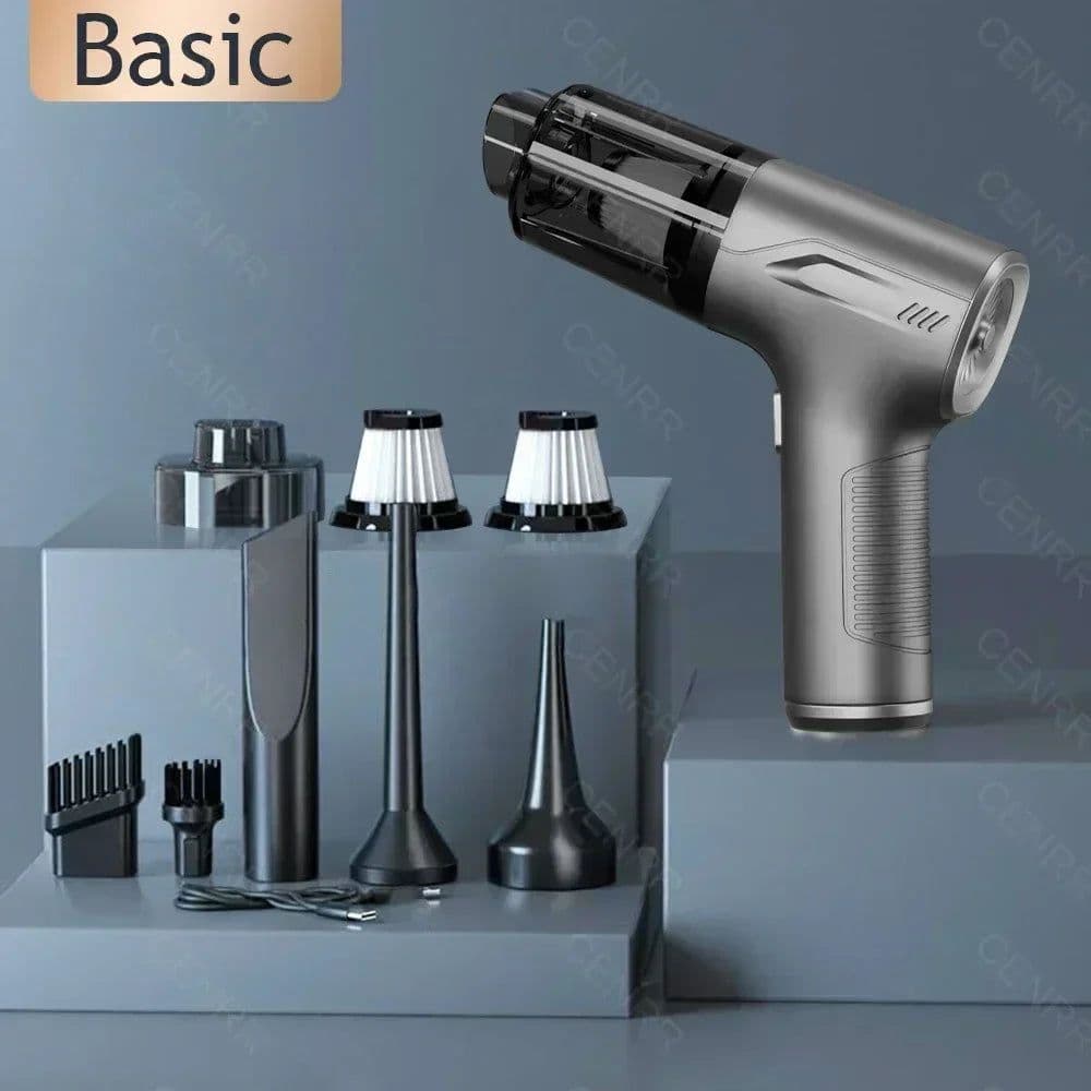 image-CENRR 895000PA Mini Car Vacuum Cleaner Strong Suction Cordless HandHeld Vacuum Cleaner Portable Powerful Cleaner Home Appliance