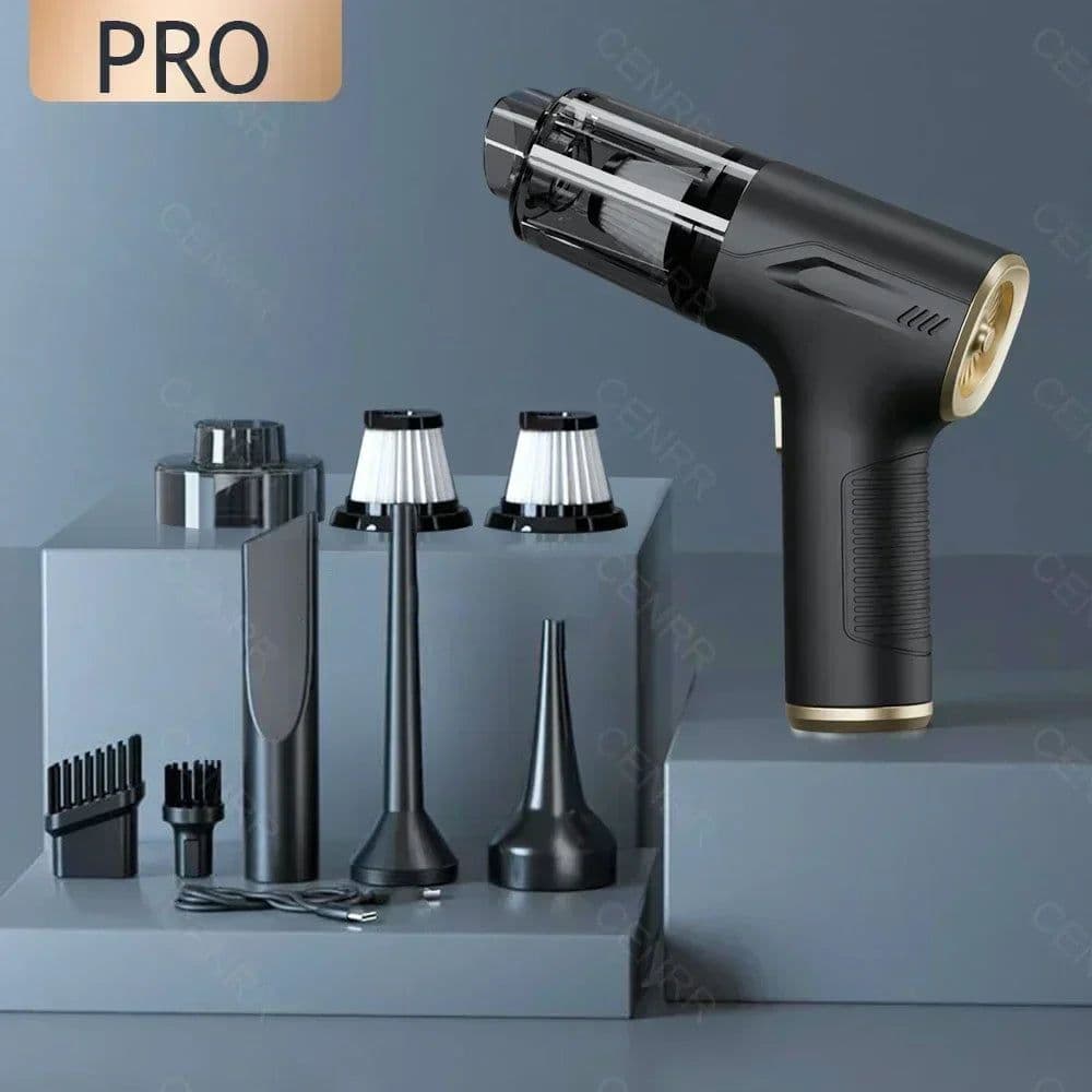 image-CENRR 895000PA Mini Car Vacuum Cleaner Strong Suction Cordless HandHeld Vacuum Cleaner Portable Powerful Cleaner Home Appliance