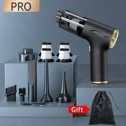 image-CENRR 895000PA Mini Car Vacuum Cleaner Strong Suction Cordless HandHeld Vacuum Cleaner Portable Powerful Cleaner Home Appliance