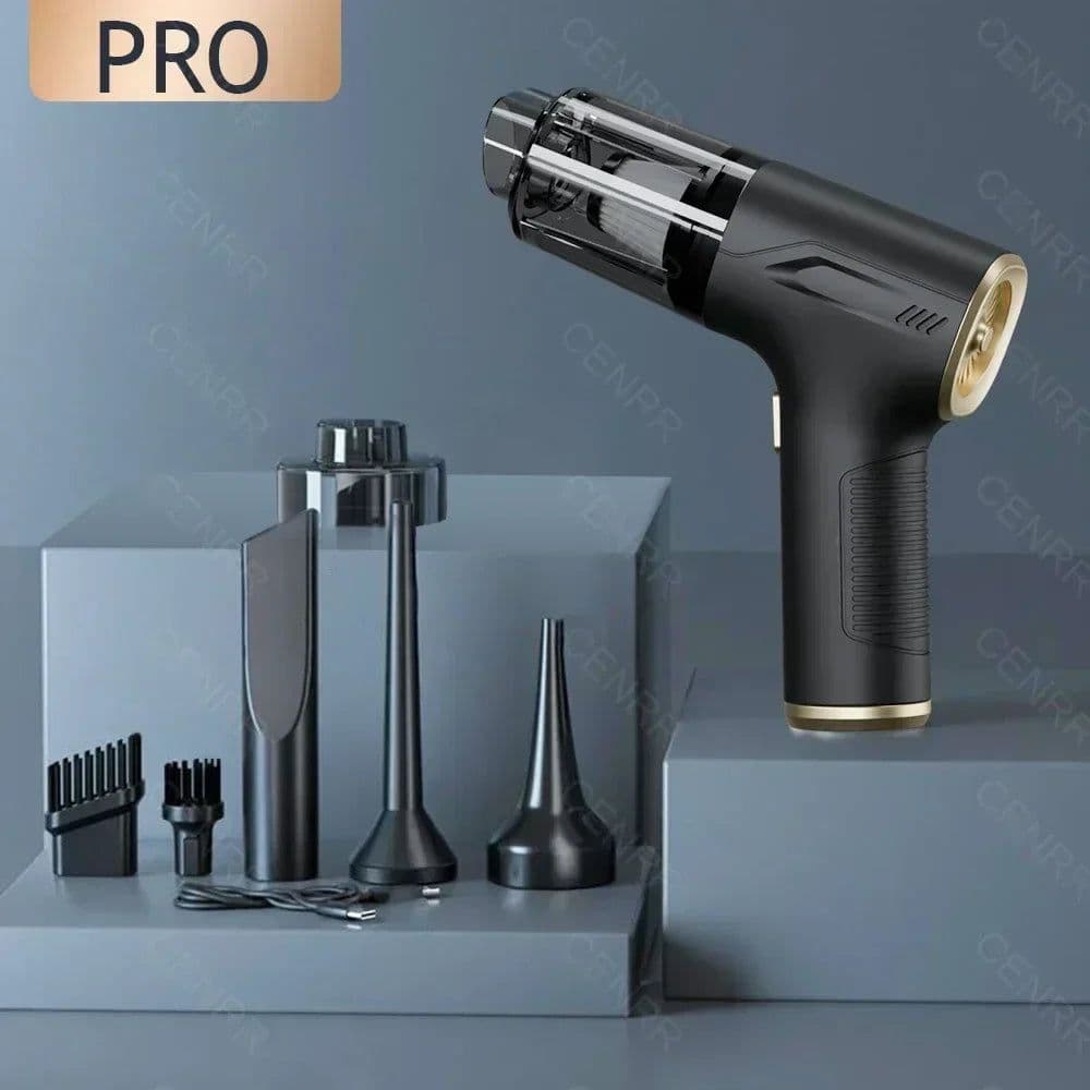 image-CENRR 895000PA Mini Car Vacuum Cleaner Strong Suction Cordless HandHeld Vacuum Cleaner Portable Powerful Cleaner Home Appliance