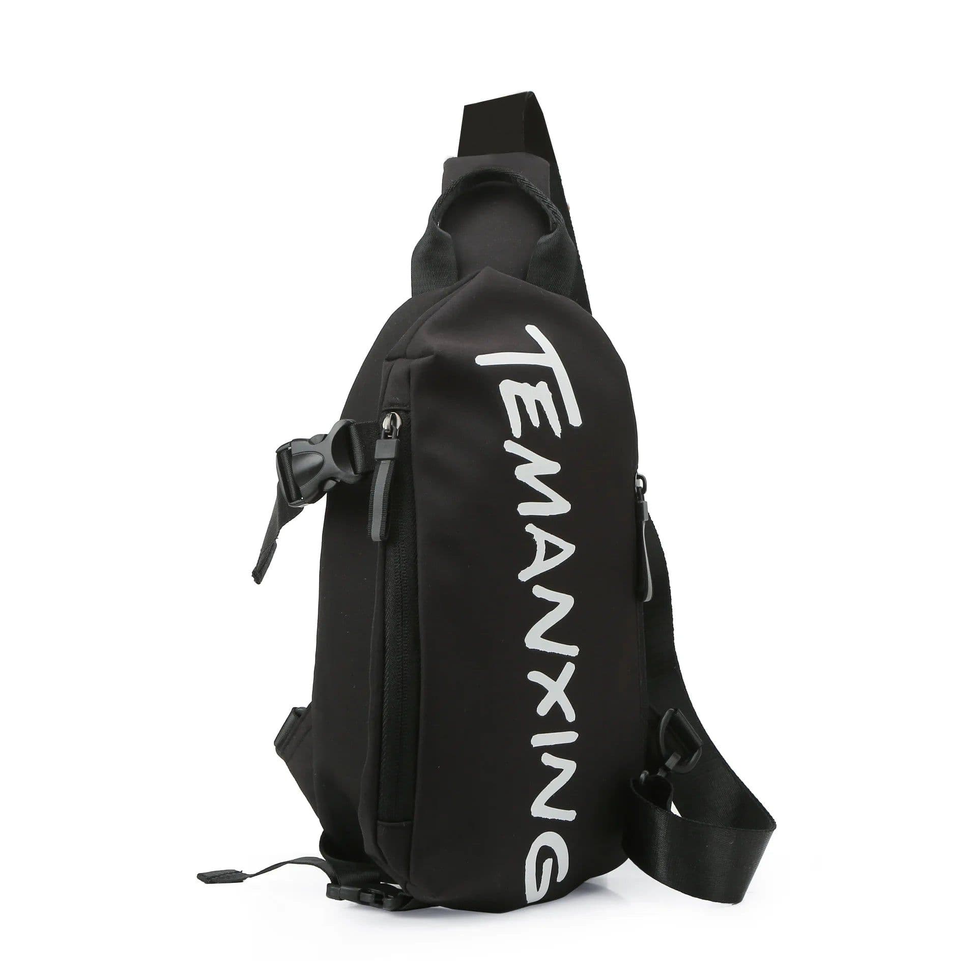 image-2023 Chest Bag Crossbody Backpack Men Waterproof Oxford Cloth Shoulder Bag Women's Casual Messenger Bag Unisex Small Bag