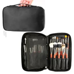 image-Professional Cosmetic Bag Beauty Case Toiletry Brush Organizer Neceser Multi Functional Makeup Bag for Travel & Home