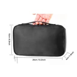image-Professional Cosmetic Bag Beauty Case Toiletry Brush Organizer Neceser Multi Functional Makeup Bag for Travel & Home