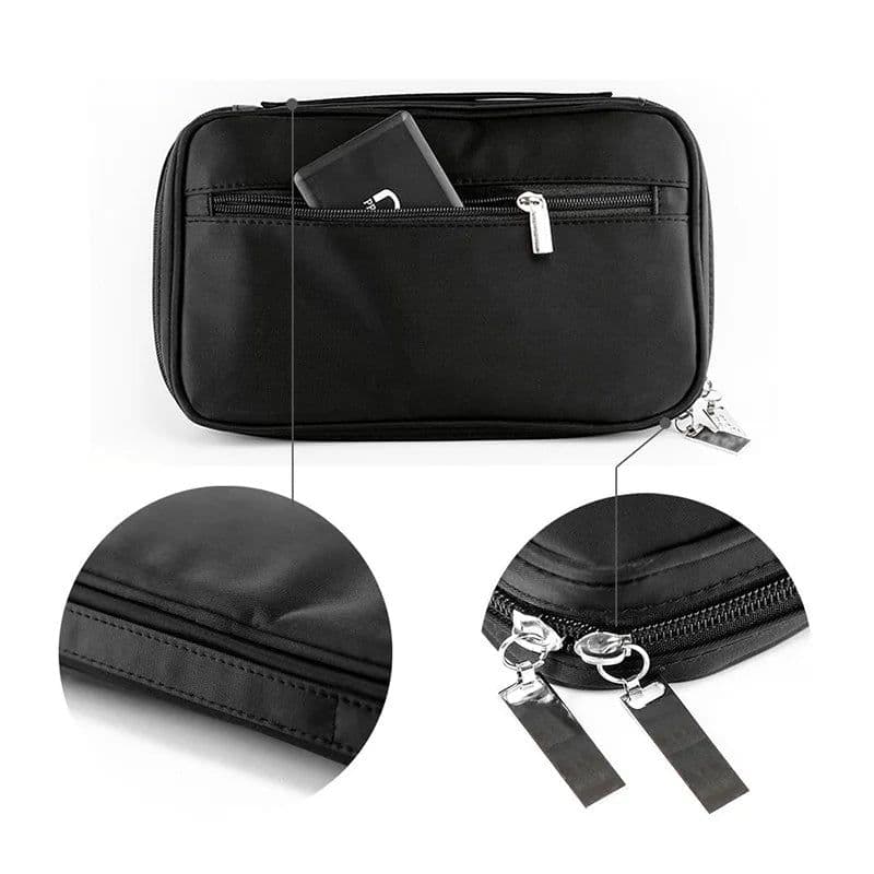 image-Professional Cosmetic Bag Beauty Case Toiletry Brush Organizer Neceser Multi Functional Makeup Bag for Travel & Home