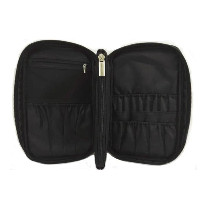 image-Professional Cosmetic Bag Beauty Case Toiletry Brush Organizer Neceser Multi Functional Makeup Bag for Travel & Home