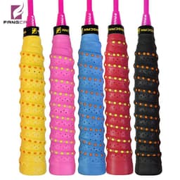 image-FANGCAN 3PCS Anti Slip Padel Overgrip Ribbed Badminton Grip Tapes for Squash Paddle Racket Tennis Accessories
