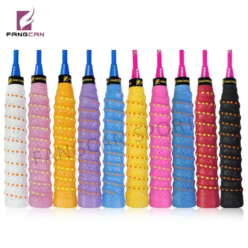 image-FANGCAN 3PCS Anti Slip Padel Overgrip Ribbed Badminton Grip Tapes for Squash Paddle Racket Tennis Accessories