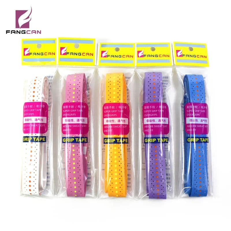 image-FANGCAN 3PCS Anti Slip Padel Overgrip Ribbed Badminton Grip Tapes for Squash Paddle Racket Tennis Accessories