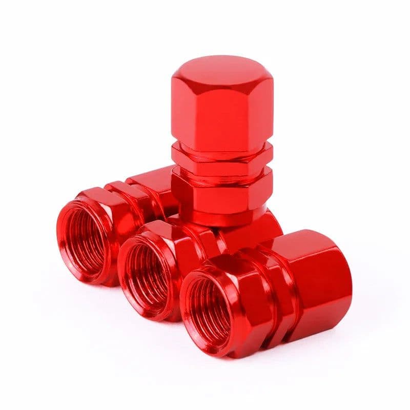 image-1/4pcs Aluminum Car Wheel Tires Valve Caps Rim Stem Covers Waterproof For Automobiles Motorcycles Trucks Personalized valve