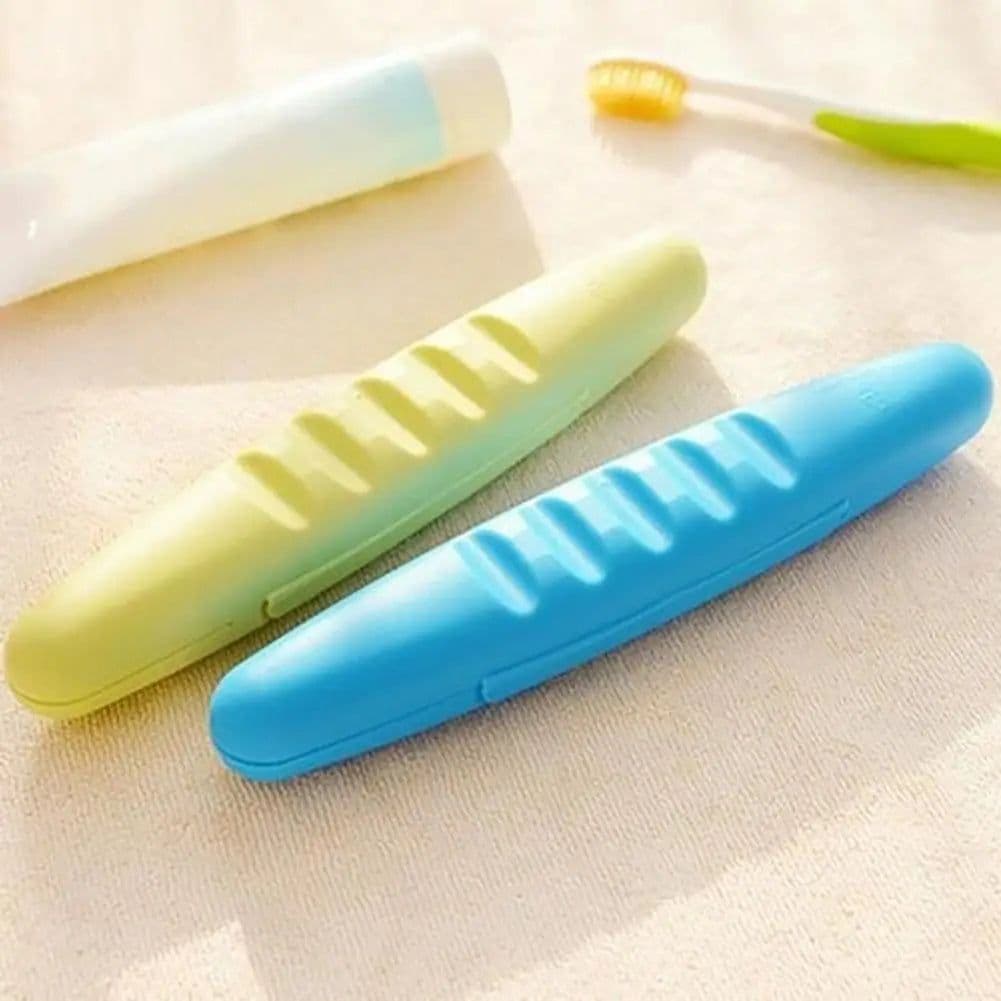 image-Hot !Portable Toothbrush Case Box Plastic Travel Tooth Brush Cover Sealed Holder