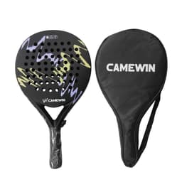 image-CAMEWIN4013 Padel Beach Tennis Racket Professional Tennis Carbon Fiber Soft EVA Face Tennis Paddle Racquet Racket with Bag Cover