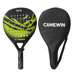 image-CAMEWIN4013 Padel Beach Tennis Racket Professional Tennis Carbon Fiber Soft EVA Face Tennis Paddle Racquet Racket with Bag Cover