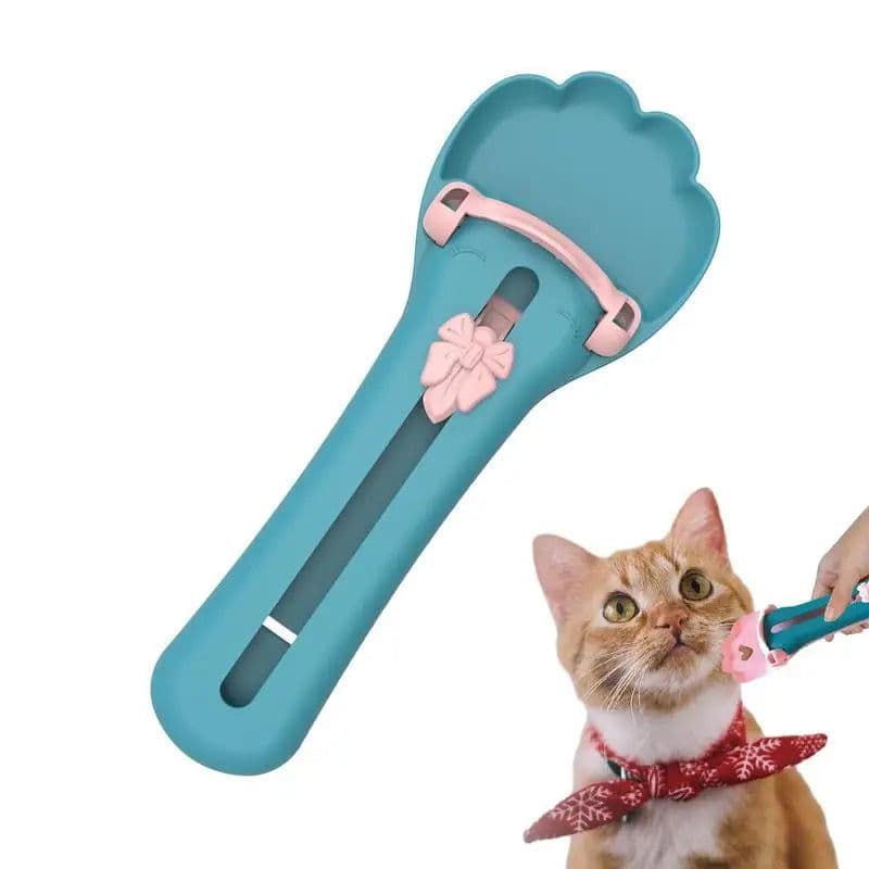 image-Pets Feed Spoon Cat Wet Treat Bars Squeezer Cereal Dispenser Puppy Kitten Snack Liquid Food Scoop Wet Treat Accessories Supplies