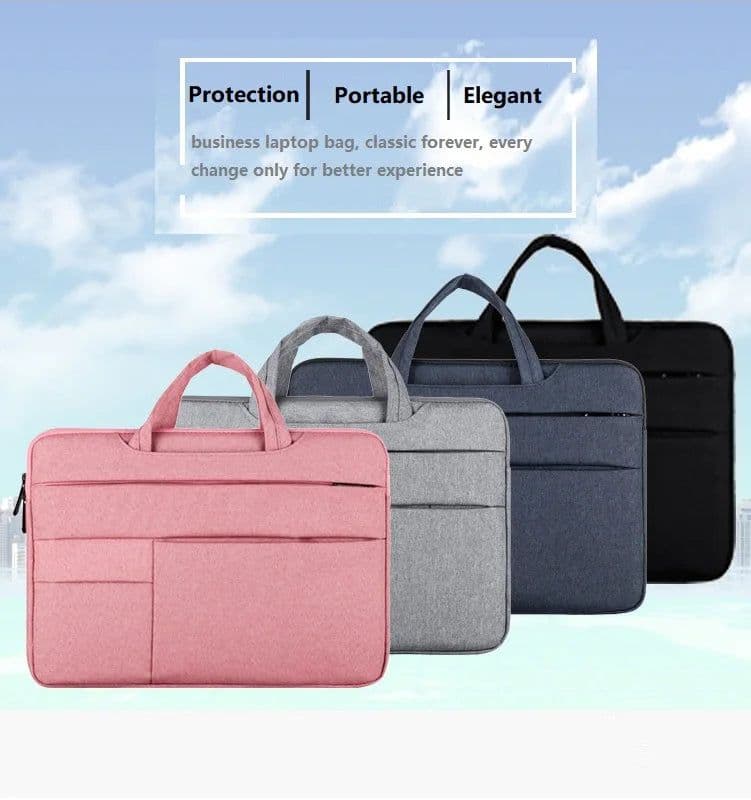 image-Handbag Laptop Bag 13 14 15 15.6 Inch For MacBook Air ASUS laptop bag Case Cover Notebook Accessory Women Men Briefcase