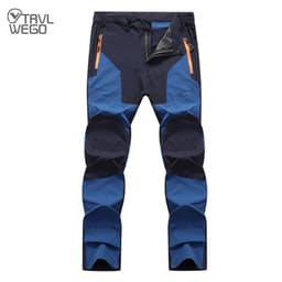image-TRVLWEGO Summer Hiking Pants Camping Trousers Nylon Breathable Running Men Thin Elasticity Quick Dry Outdoor Climbing Clothing
