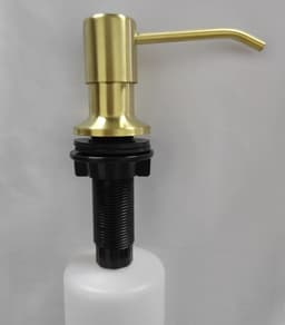 image-Kitchen Soap Dispensers 500ml Build in Dispenser Soap For Kitchen Bathroom Accessories Stainless Steel Pump Liquid PE Bottle