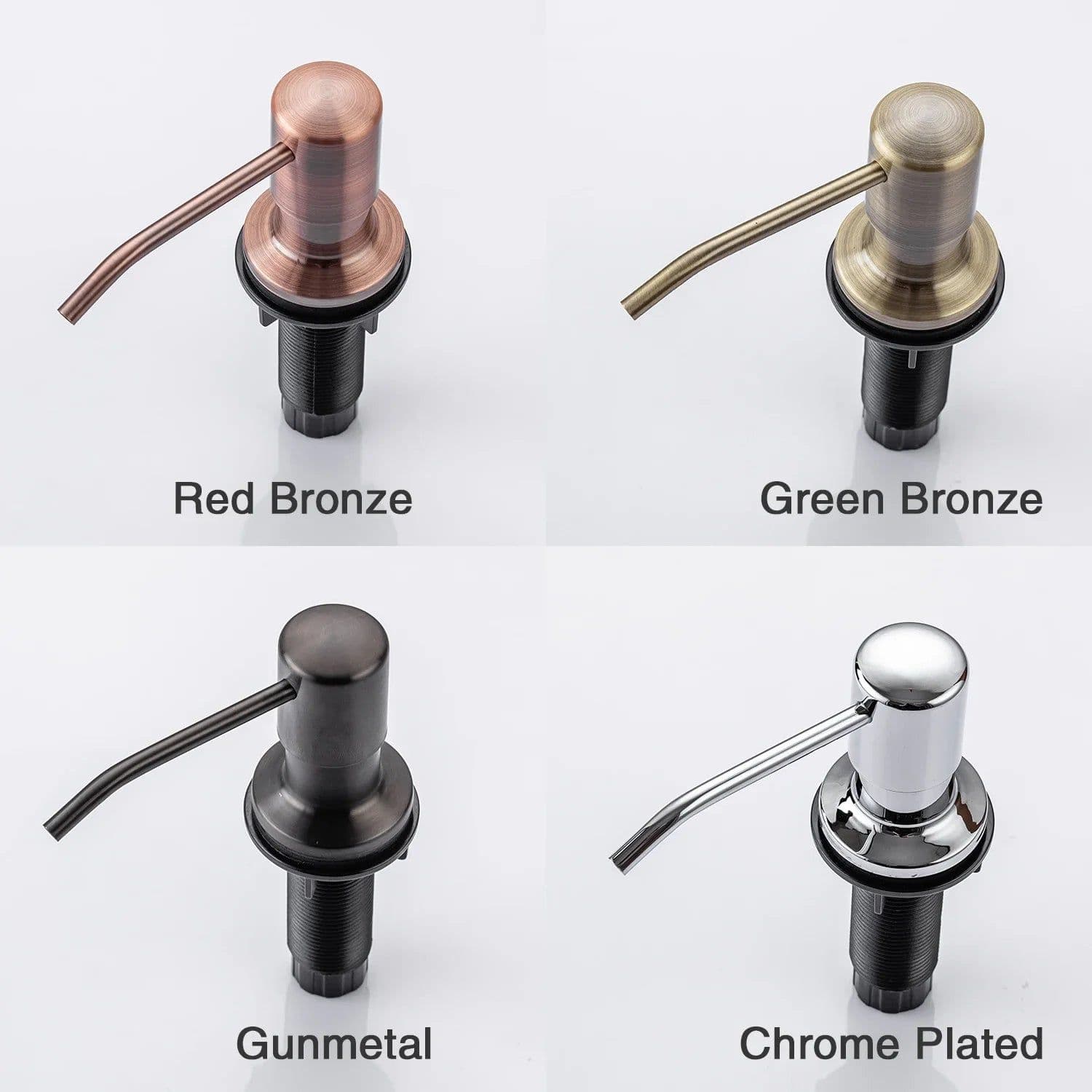 image-Kitchen Soap Dispensers 500ml Build in Dispenser Soap For Kitchen Bathroom Accessories Stainless Steel Pump Liquid PE Bottle